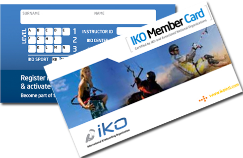 iko kiteboarding card