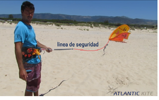 auto rescate en kitesurf