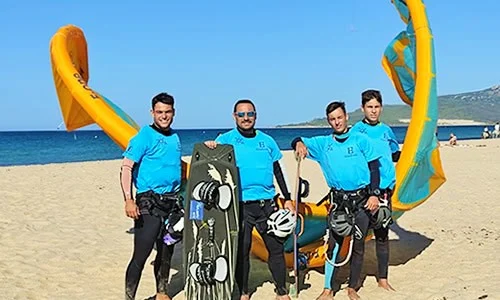 Cours de kitesurf de grupe
